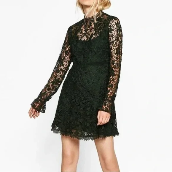 a line evening dresses plus size Long Sleeve Floral A-Line Plus Size Dress by LaDivine CD233C